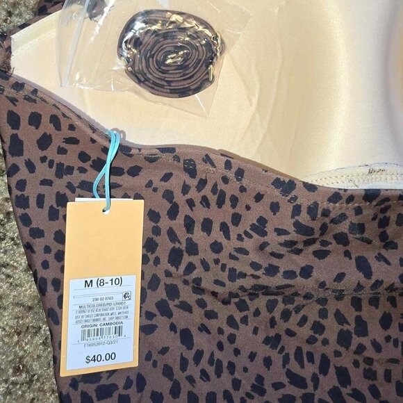Kona Sol Animal Print One Piece Swimsuit NWT - Picture 6 of 6